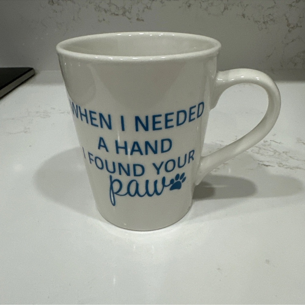 When I Needed A Hand I Found Your Paw Coffee Mug Royal Norfolk